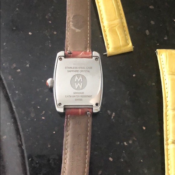 Michele Mini Urban Watch w/ Extra Band - Picture 3 of 8